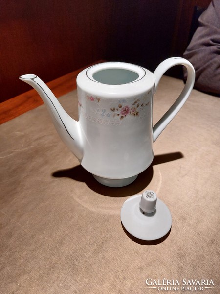 Pagoda porcelain jug, teapot 19 cm high