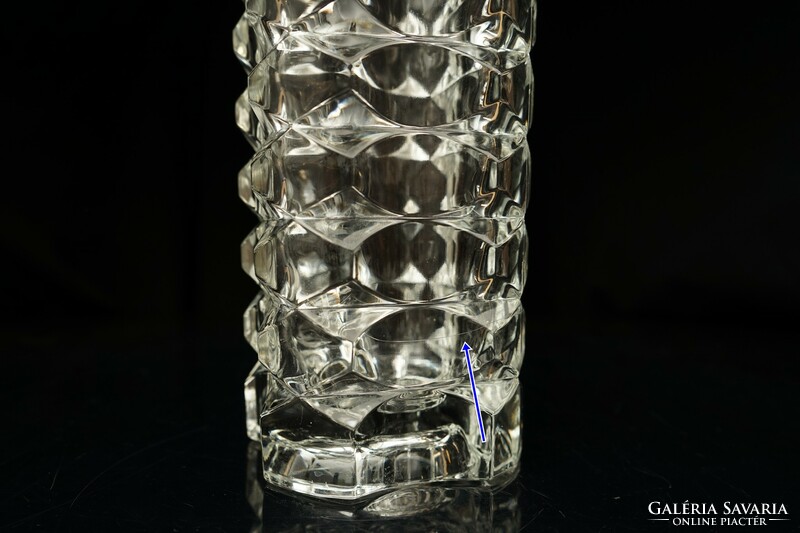 Mid century jg durand luminarc windsor glass vase / retro french vase / 70s
