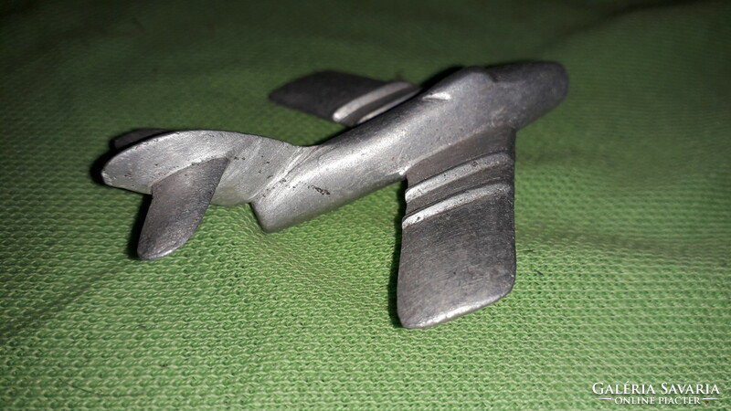 Antique cccp Russian tiny aluminum mig-15 airplane toy for soldiers 5 cm according to the pictures