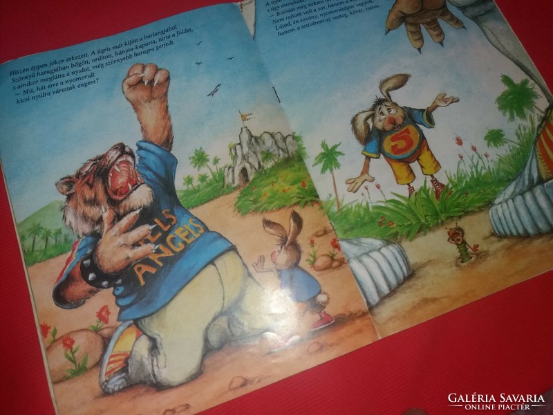 Benedek Elek: the tiger and the rabbit Indian tales booklet book according to the pictures form - art