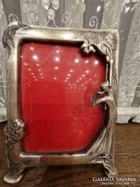 Silver-plated picture frame