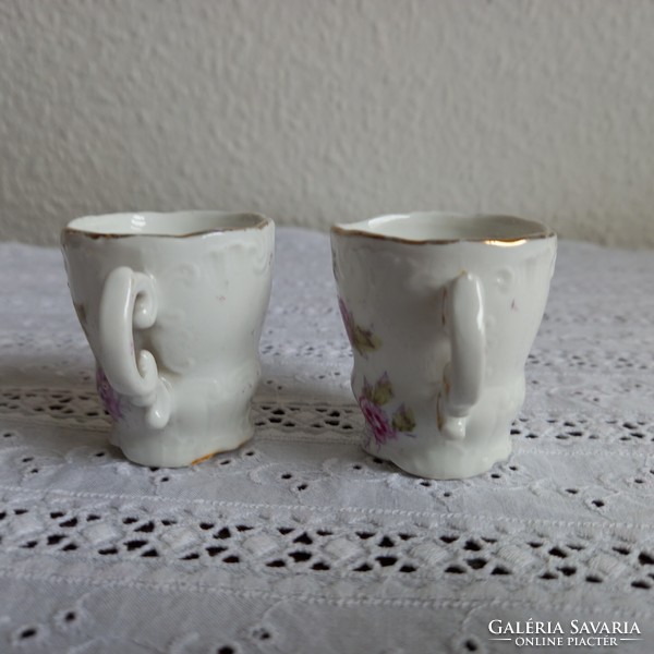 Small art nouveau jug with two cups