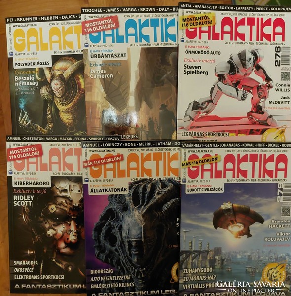 12 Galaxy magazines from 2013, in good condition for sale together (even with free delivery)