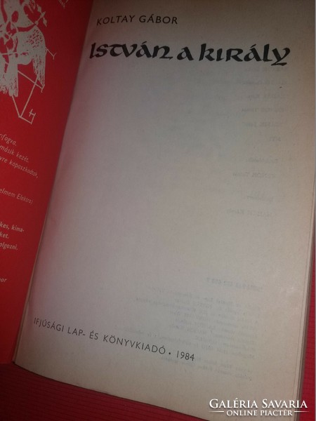 1984. Koltay Gábor : István, a király filmbook a képek szerint IFJÚSÁGI