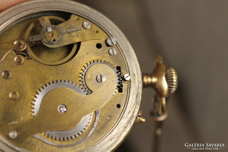 Swiss pocket watch with original chain 567