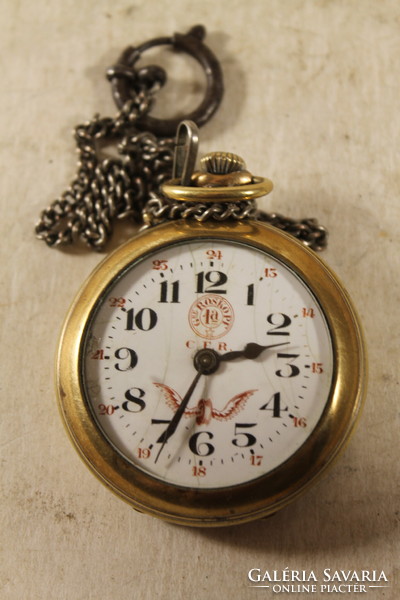 Swiss pocket watch with original chain 567