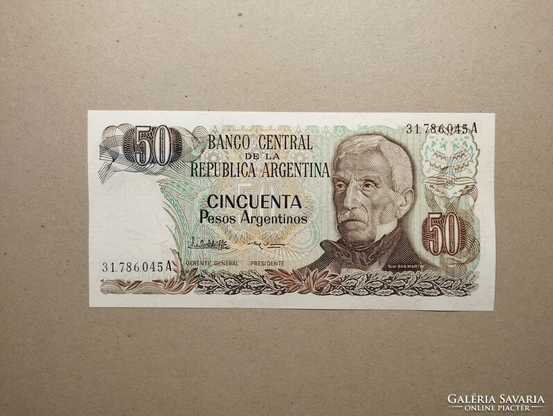 Argentína - 50 Pesos 1983 UNC