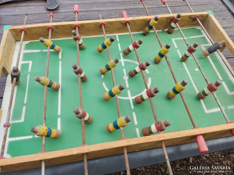 Old wooden foosball 80x48cm