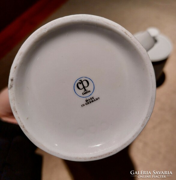 Colditz porcelán kávés kanna 21 cm magas