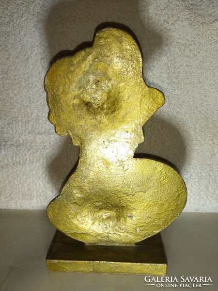 Beautiful antique large size female bust heavy