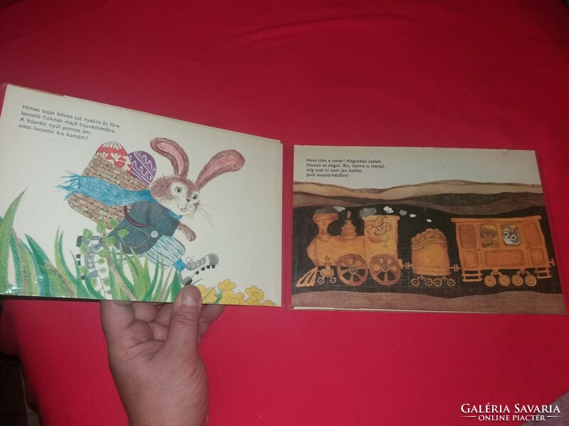 1982. Tordon ákos: male egg, male meadow leporello fairy tale book according to the pictures k.J.K
