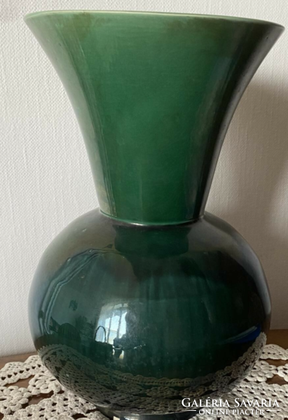 Zsolnay zöld váza