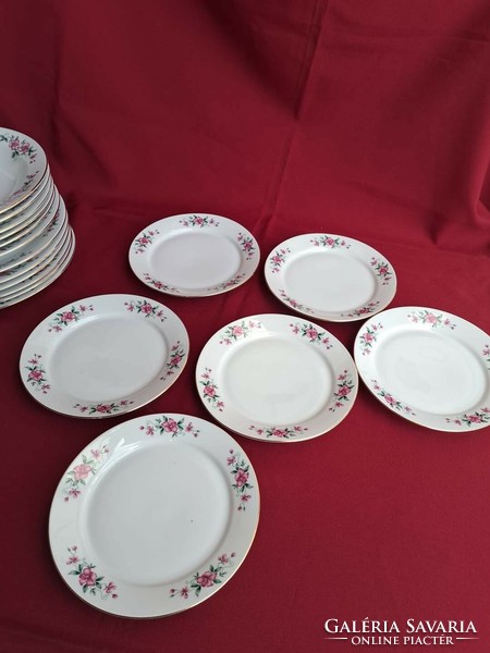 Alföldi porcelain 18-piece plate set flat plate deep plate plates nostalgia pieces