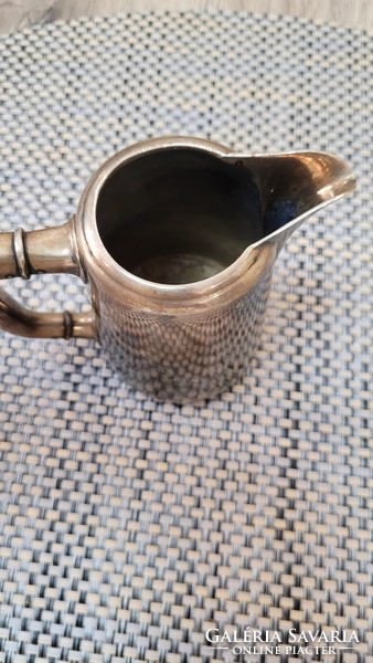 Art Krupp Berndorf silver-plated alpaca milk spout.