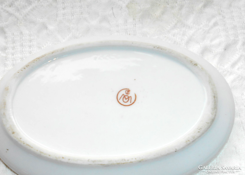Régi német   ékszertartó  porcelán tálka --Metzler & Ortloff