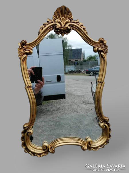 Baroque golden mirror