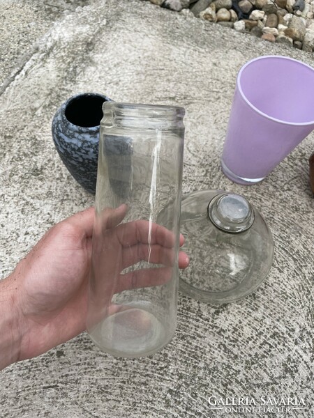 Vegyes dolgok váza vázák üveg nosztalgia darab