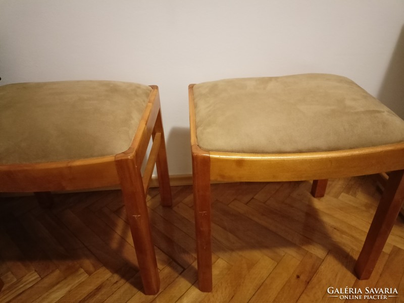 2 old seats, ottoman, stool, footrest - HUF 14,000 together