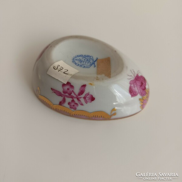 Herend purple egg with Victoria pattern