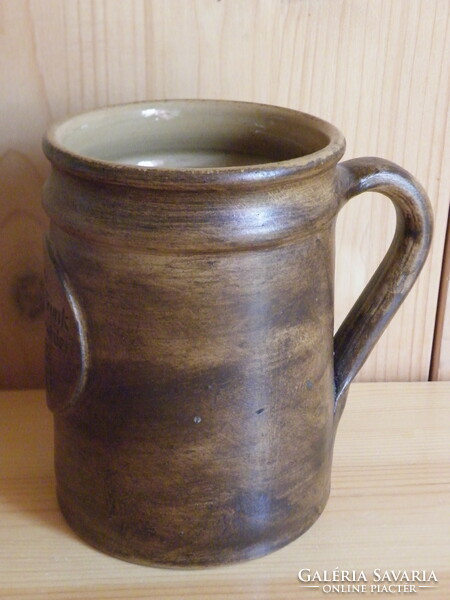 Ceramic mugger mug Austrian, marked - stoob, in wiesengasse in 31 -