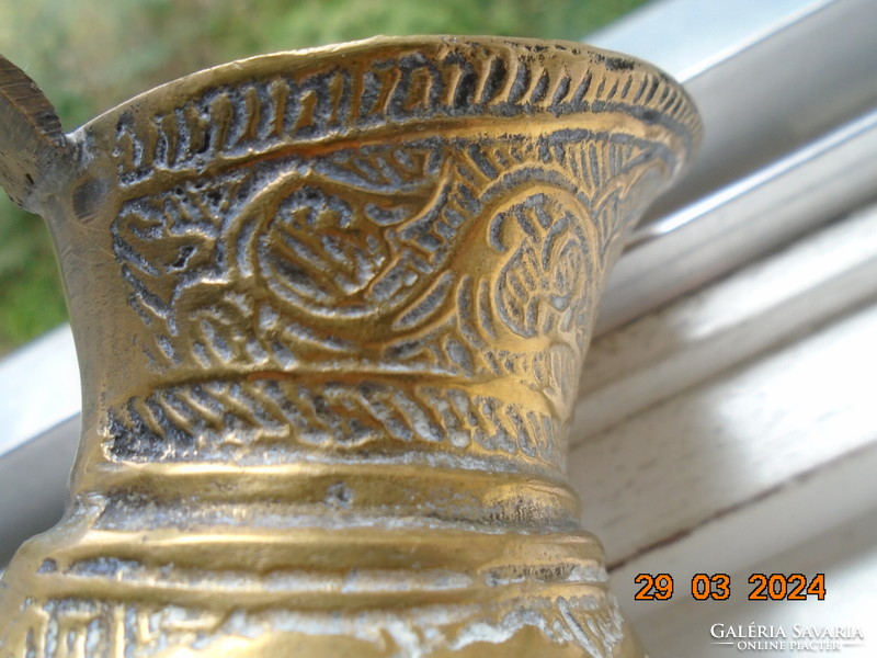 17.sz Oszmán aranyozott bronz kancsó másolata