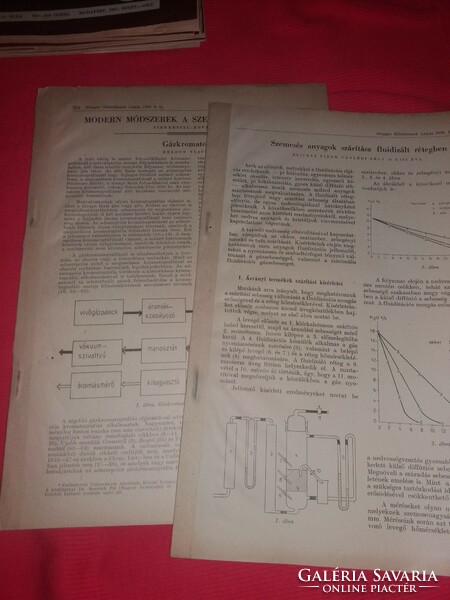 1956.- 59 Magyar Kémikusok lapja  NÉGY ÉVAD egyben a képek szerint