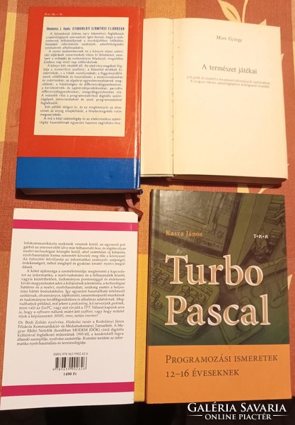 4 old computer technology books for sale!