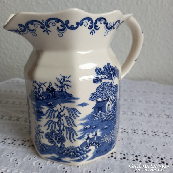 Mason's willow decorative earthenware pitcher/jug