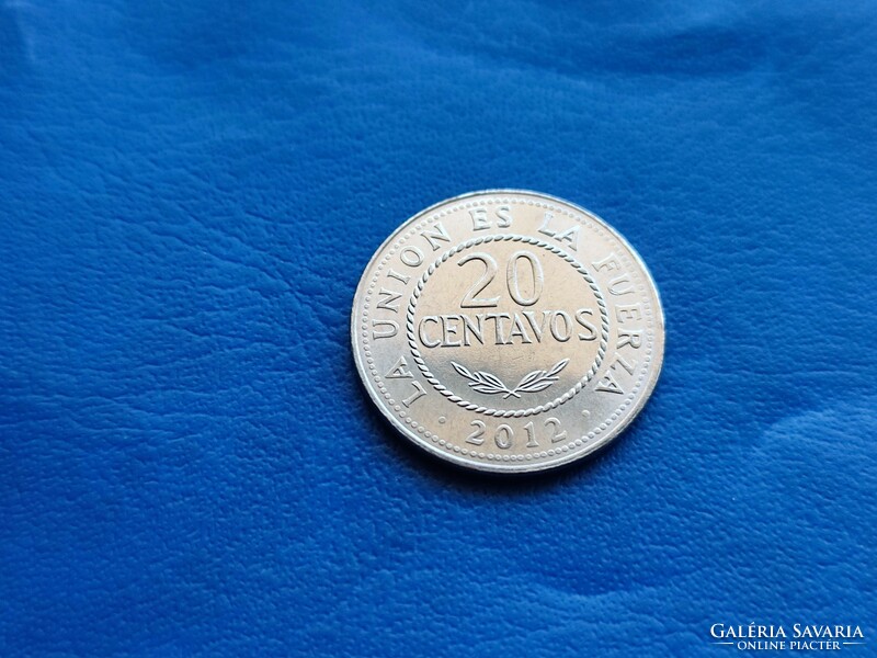 BOLÍVIA 20 CENTAVOS 2012 UNC! ÚJ SZÖVEG! RITKA!