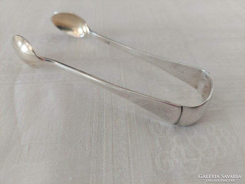 Silver sugar tweezers