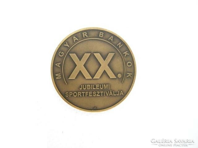 István Kiss plaque (1927-1997) commemorative medal of Hungarian banks