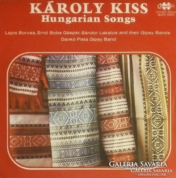 Hungarian songs - kiss Charles vinyl record