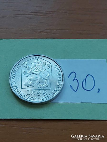 Czechoslovakia 10 heller 1988 alu. 30