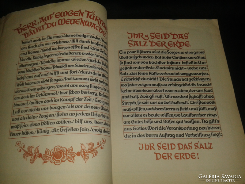 1935 Zwingli Kalender, ( kalendárium )