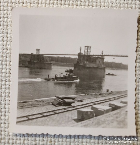 Bp. 1945. Soviet garrison on the Danube