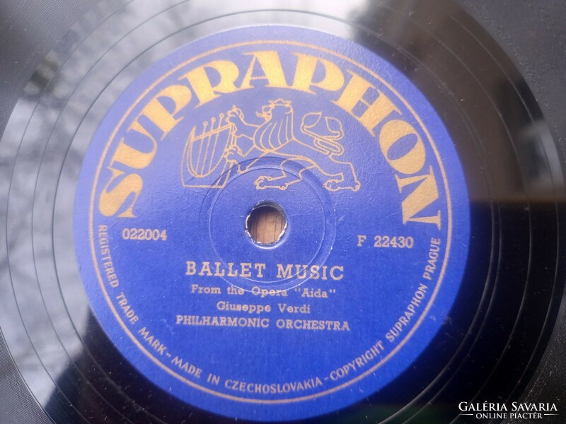 Supraphone retro vinyl record: verdi aida - f 22430, Rózsavölgyi