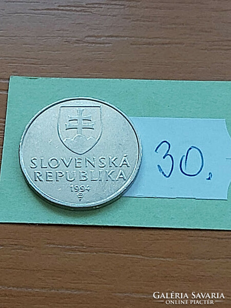 Slovakia 2 crowns 1994 steel with nickel plating, Venus (Roman goddess of love) 30