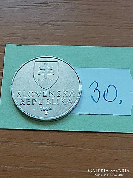 SZLOVÁKIA 2 KORONA 1994 Acél nikkel bevonattal, Vénusz (római szerelem-istennő)  30