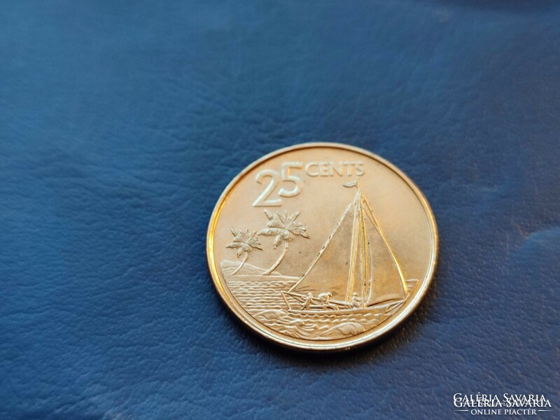 Bahamas Bahama Islands 25 cents 2007 ship! Crest!