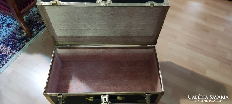 Copper-plated travel trunk suitcase copper