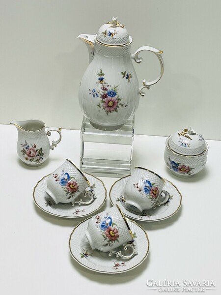 Hollóháza margaret coffee set 