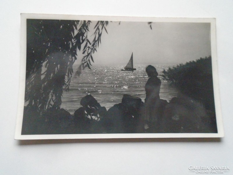 D201865   Balatonalmádi  -Részlet Budataváról    régi képeslap (fotólap)    1940k