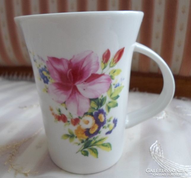 Domotti floral porcelain mug