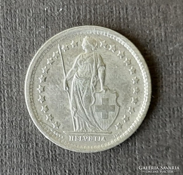 Svájc - 1/2 frank 1966 B