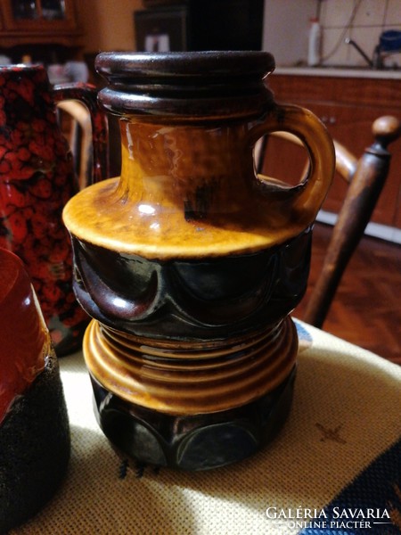 German, marked ceramic vases, beautiful, unique pieces!