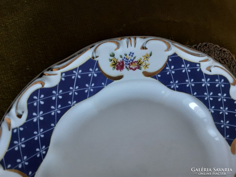 Zsolnay porcelain cake plate with Marie Antoinette pattern - for stock replacement