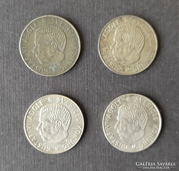 Sweden - 1 kroner 1955-1964-1966-1967