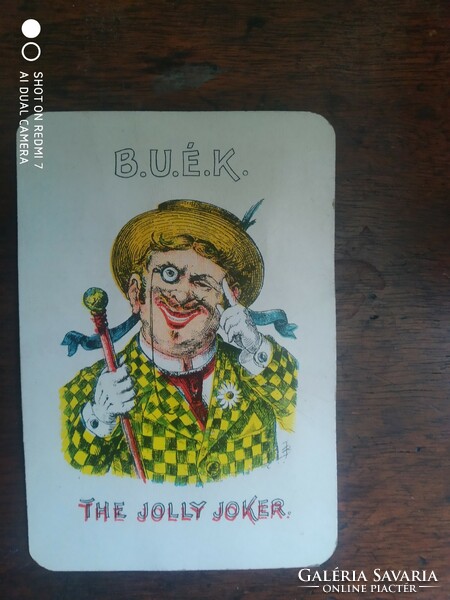 1939 jolly joker piatnik card calendar