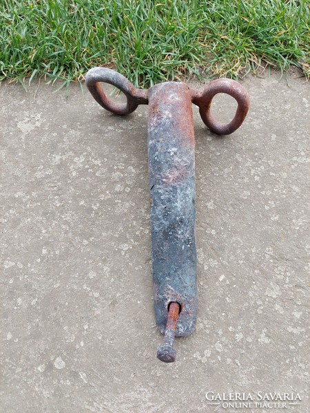 Old bar iron for a horse carriage