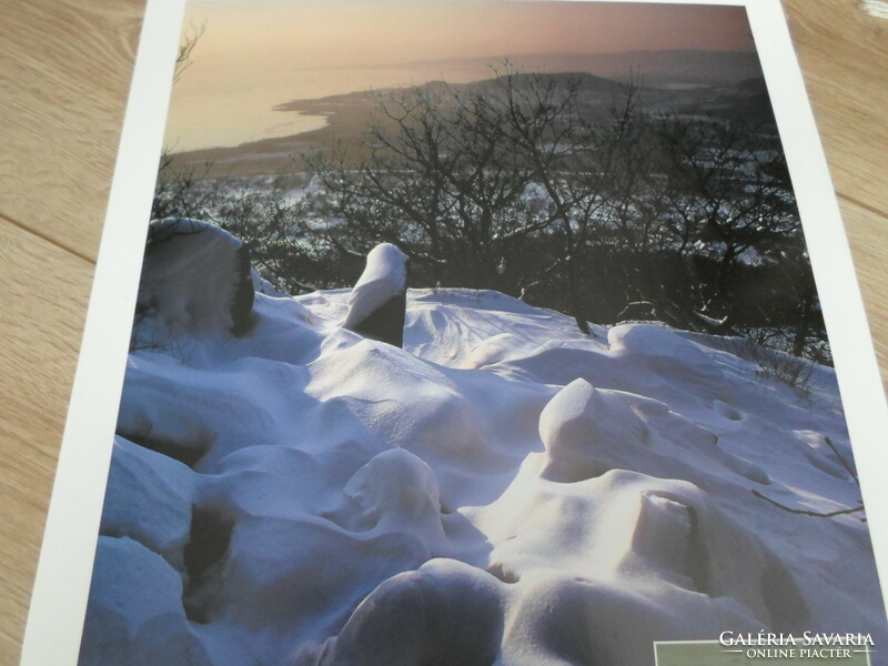 Poster calendar sheet 7.: Badacsony, swan; december (photo poster)